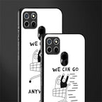we can go anywhere glass case for realme narzo 30a image-2