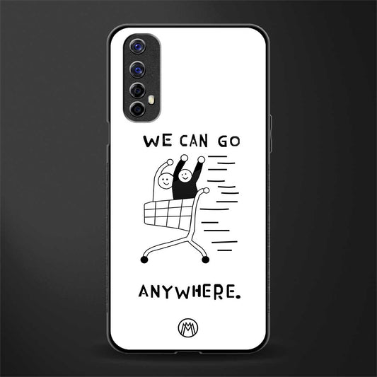we can go anywhere glass case for realme 7 image