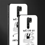 we can go anywhere glass case for redmi 9 prime image-2