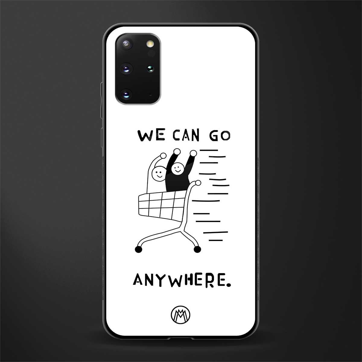 we can go anywhere glass case for samsung galaxy s20 plus image