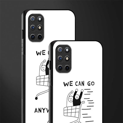 we can go anywhere glass case for oneplus 8t image-2