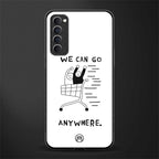 we can go anywhere glass case for oppo reno 4 pro image