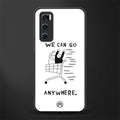 we can go anywhere glass case for vivo v20 se image
