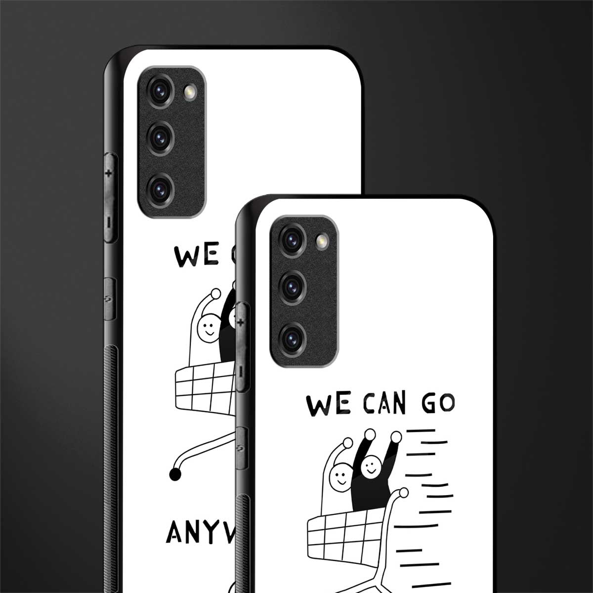 we can go anywhere glass case for samsung galaxy s20 fe image-2