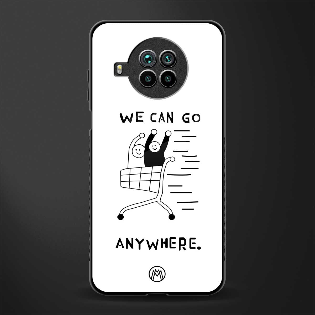 we can go anywhere glass case for mi 10i image
