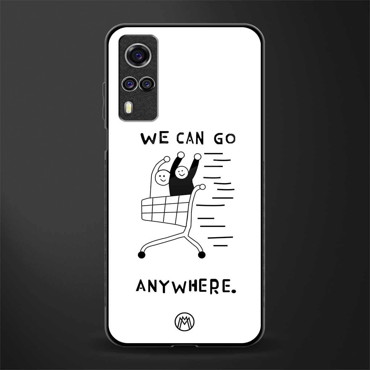 we can go anywhere glass case for vivo y51a image