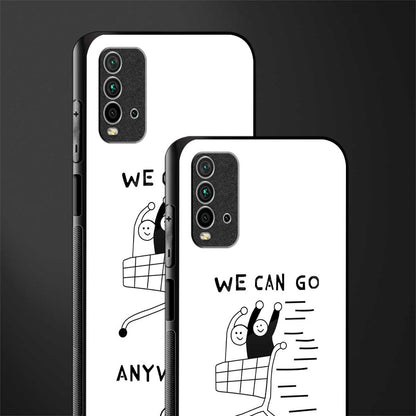 we can go anywhere glass case for redmi 9 power image-2