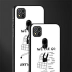 we can go anywhere glass case for poco c31 image-2