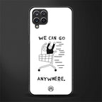 we can go anywhere glass case for samsung galaxy f12 image