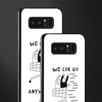 we can go anywhere glass case for samsung galaxy note 8 image-2