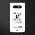 we can go anywhere glass case for samsung galaxy note 8 image