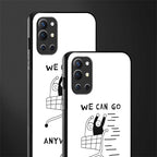 we can go anywhere glass case for oneplus 9r image-2