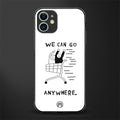 we can go anywhere glass case for iphone 12 image