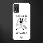 we can go anywhere glass case for oppo a54 image