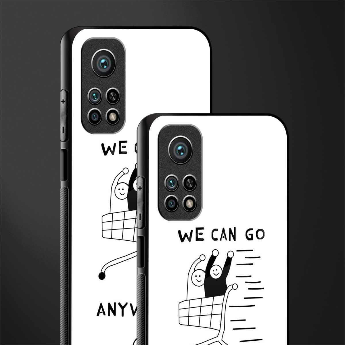 we can go anywhere glass case for mi 10t 5g image-2