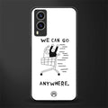 we can go anywhere glass case for vivo v21e 5g image