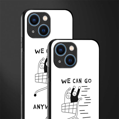 we can go anywhere glass case for iphone 13 mini image-2