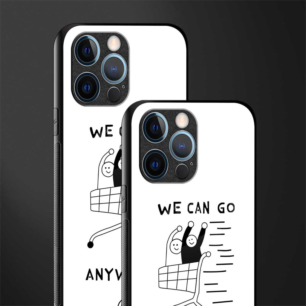 we can go anywhere glass case for iphone 12 pro image-2