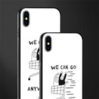 we can go anywhere glass case for iphone xs max image-2