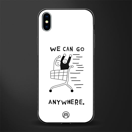 we can go anywhere glass case for iphone xs max image