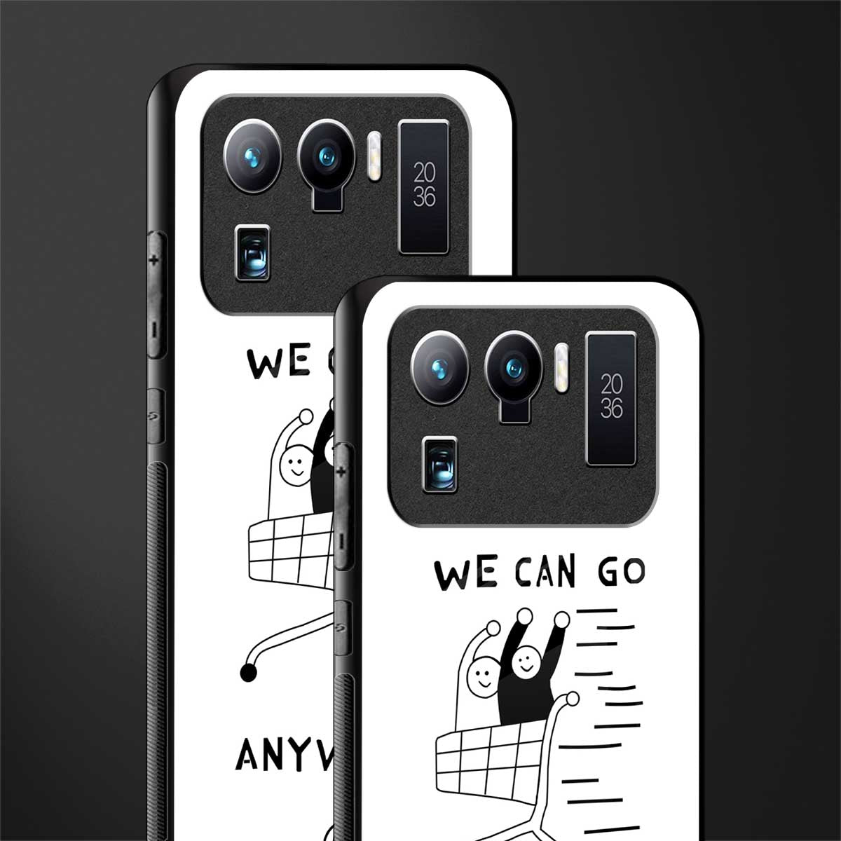we can go anywhere glass case for mi 11 ultra 5g image-2