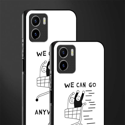 we can go anywhere glass case for vivo y15s image-2