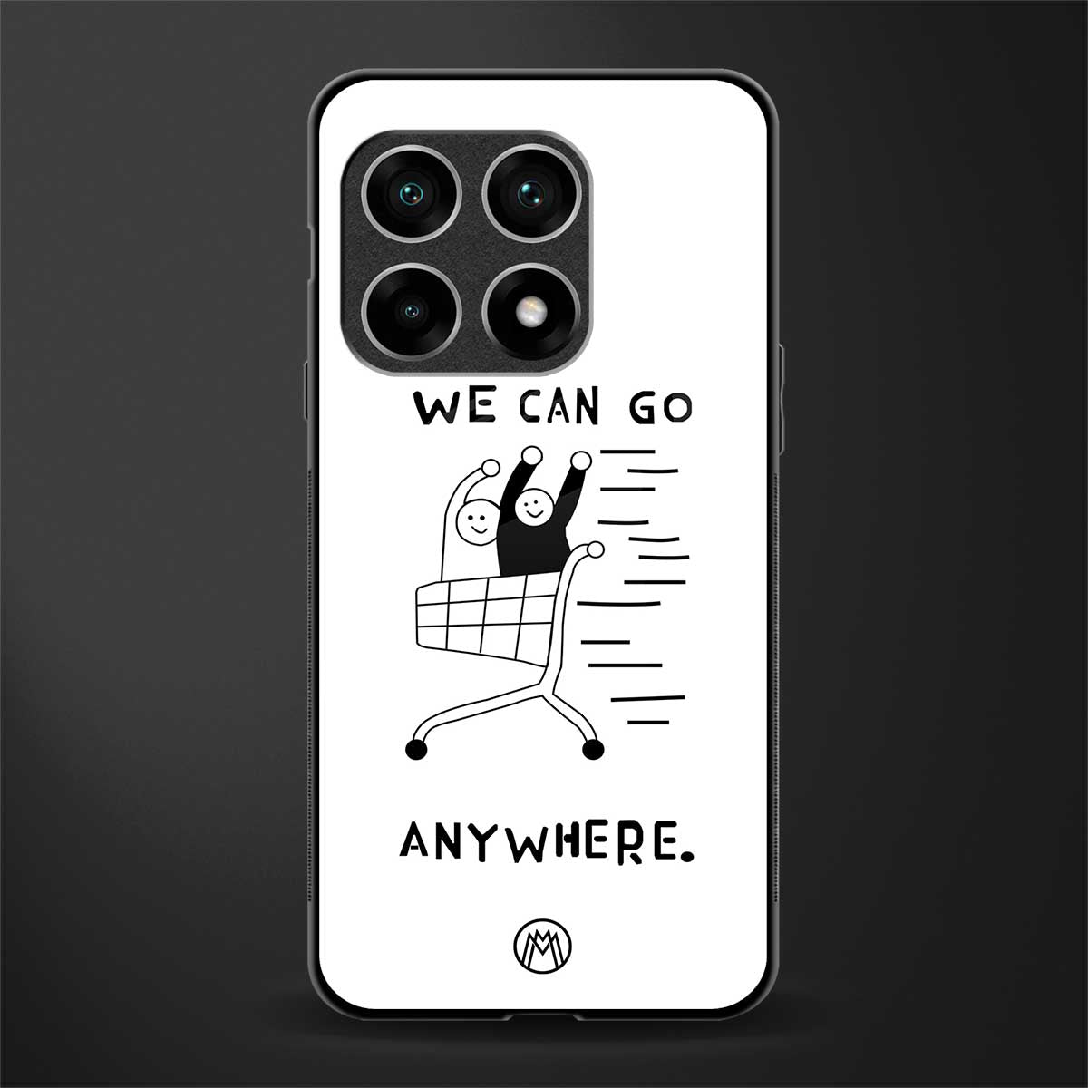 we can go anywhere glass case for oneplus 10 pro 5g image