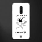 we can go anywhere glass case for oneplus 7 pro image