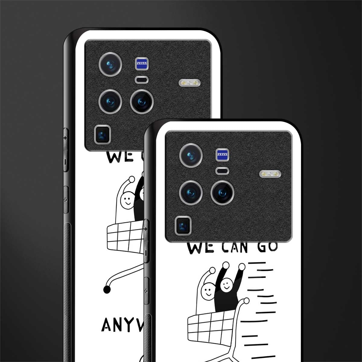 we can go anywhere glass case for vivo x80 pro 5g image-2