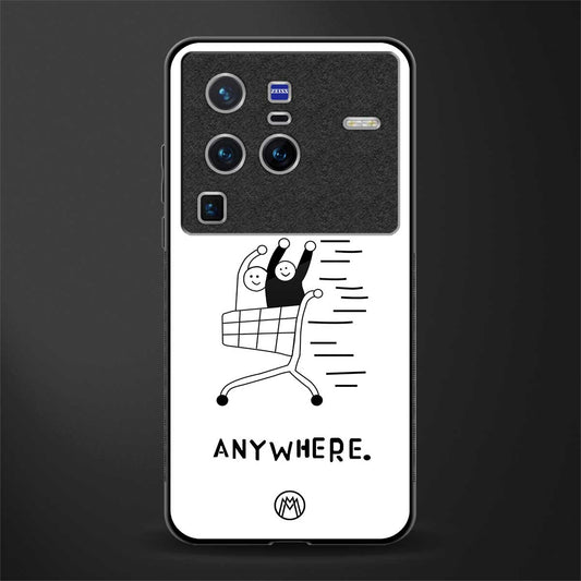 we can go anywhere glass case for vivo x80 pro 5g image