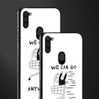 we can go anywhere glass case for samsung a11 image-2
