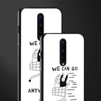 we can go anywhere glass case for oneplus 8 image-2