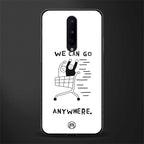we can go anywhere glass case for oneplus 8 image