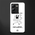 we can go anywhere back phone cover | glass case for vivo v25 pro 5g