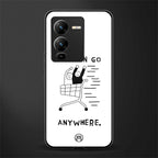 we can go anywhere back phone cover | glass case for vivo v25 pro 5g