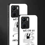 we can go anywhere back phone cover | glass case for vivo y16
