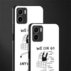 we can go anywhere back phone cover | glass case for vivo y72