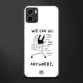 we can go anywhere back phone cover | glass case for vivo y72