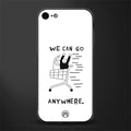 we can go anywhere glass case for iphone 7 image