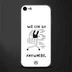 we can go anywhere glass case for iphone 8 image