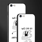 we can go anywhere glass case for iphone 6s image-2