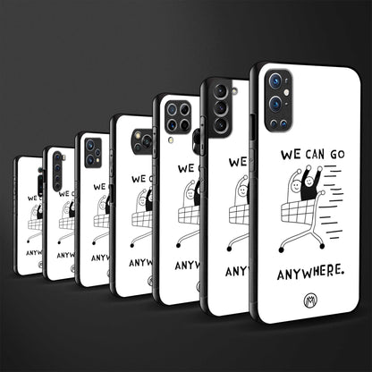 we can go anywhere glass case for realme c21 image-3