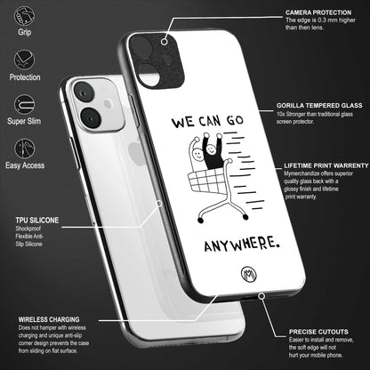 we can go anywhere glass case for samsung galaxy a03s image-4