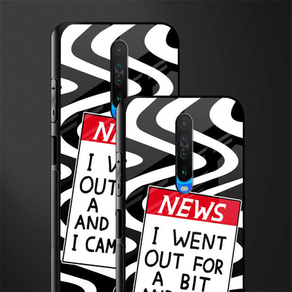 went out for a bit glass case for poco x2 image-2