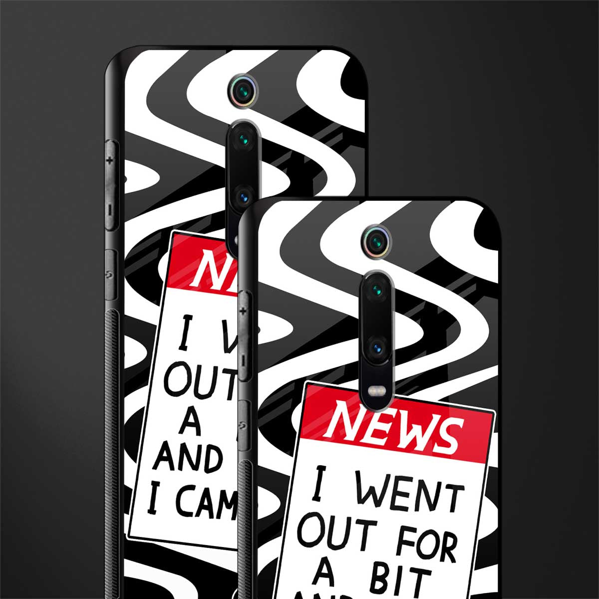 went out for a bit glass case for redmi k20 image-2