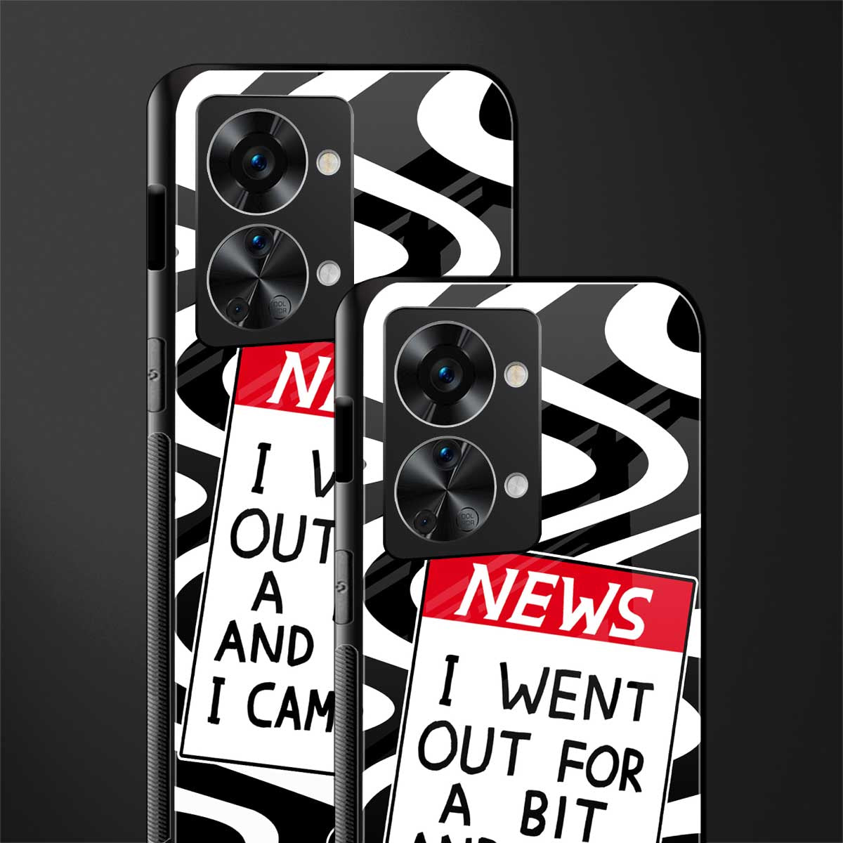 went out for a bit glass case for phone case | glass case for oneplus nord 2t 5g