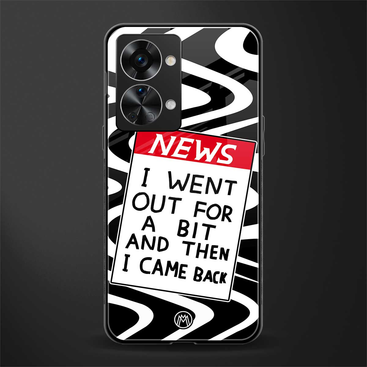 went out for a bit glass case for phone case | glass case for oneplus nord 2t 5g