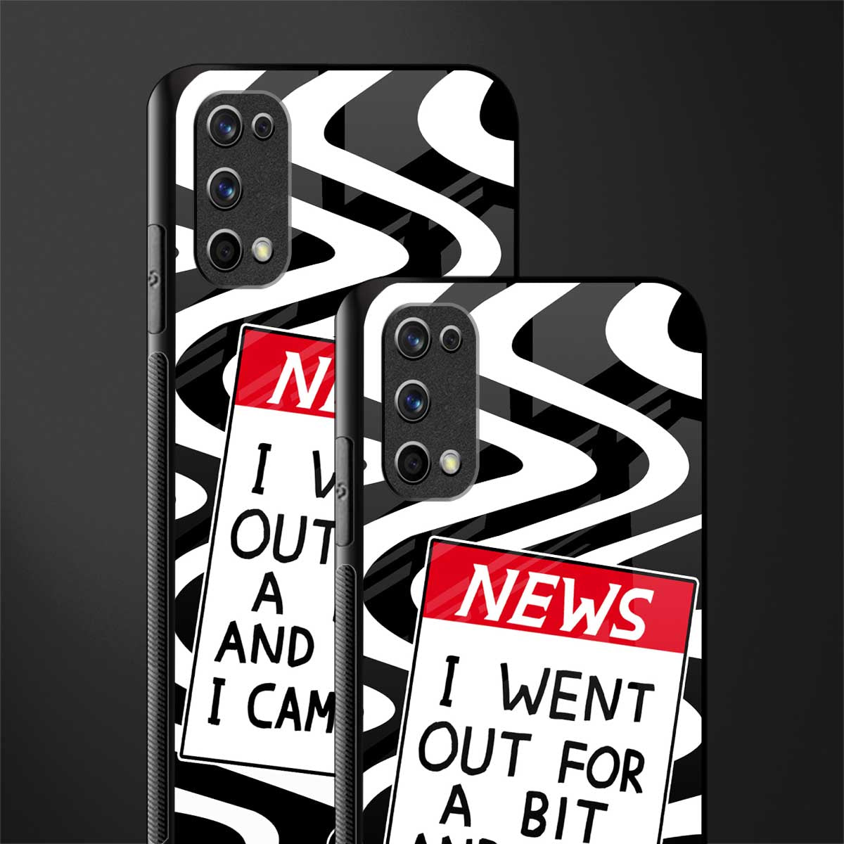 went out for a bit glass case for realme 7 pro image-2