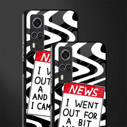 went out for a bit glass case for vivo y51a image-2