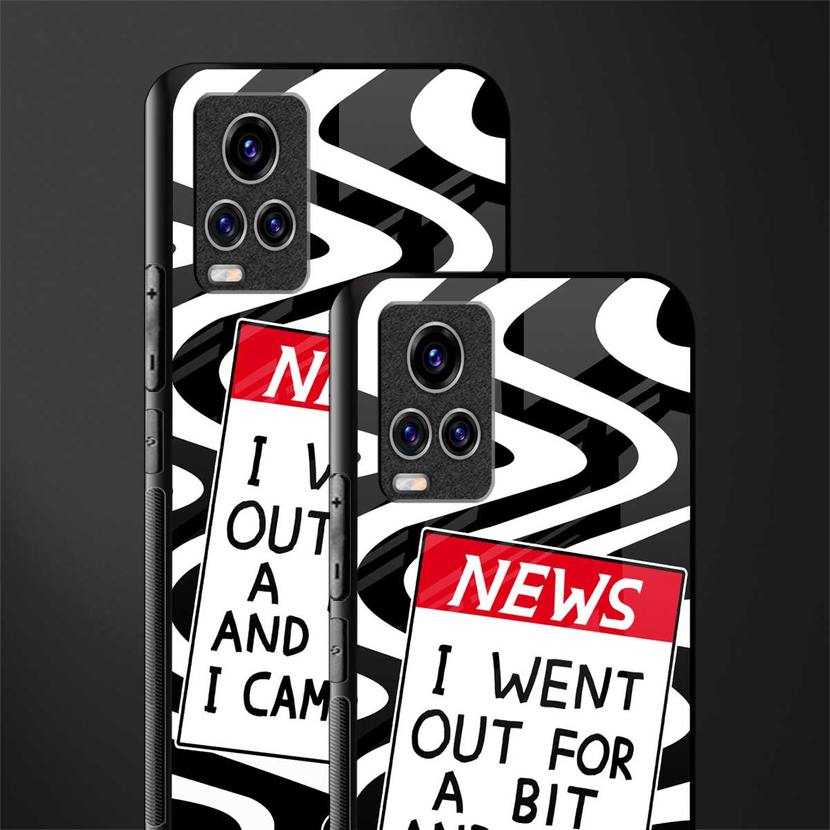 went out for a bit glass case for vivo v20 pro image-2